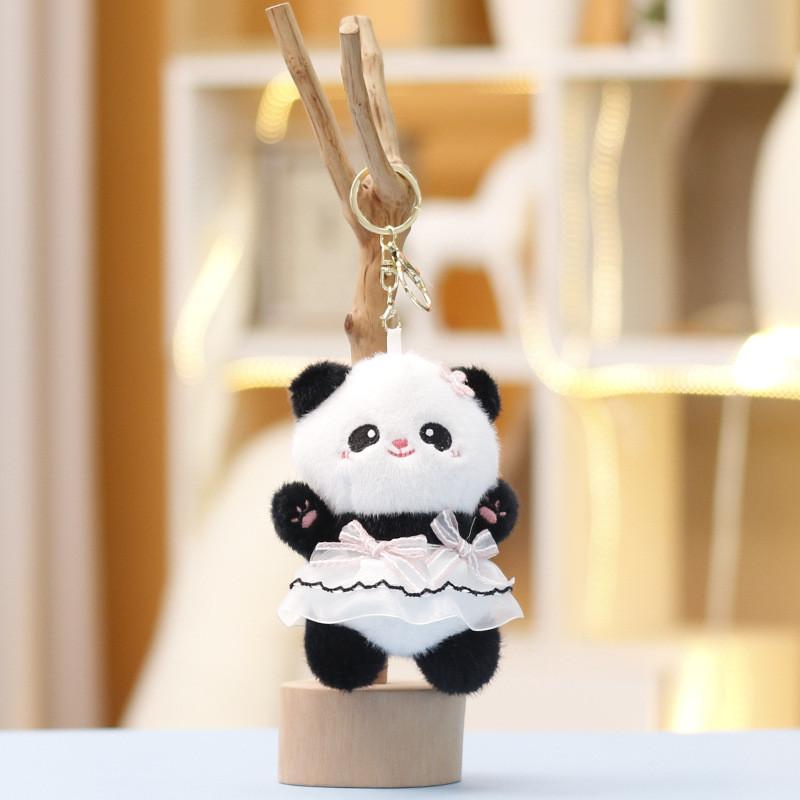 Plush Panda Toy With Soft Short Plush For Kids And Collectors