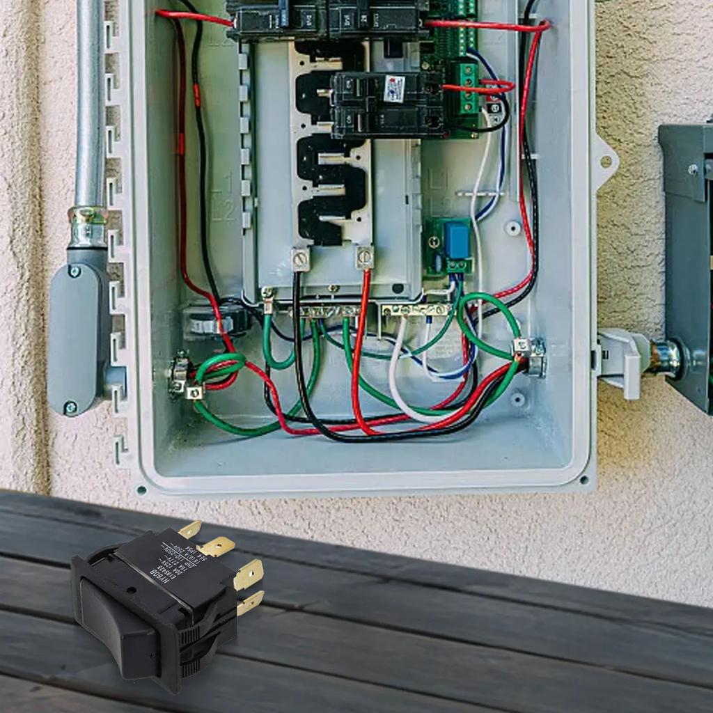 1PCS Rocker Switch HY60B ON OFF ON with IP54 Rating Suitable for Industrial Power Tools and Household Appliances