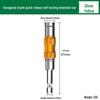 Magnetic Hexagonal Screwdriver Bit Extension Rod with Self-Locking Connecting Sleeve for Electric Drills - Air Screwdriver Conversion Head