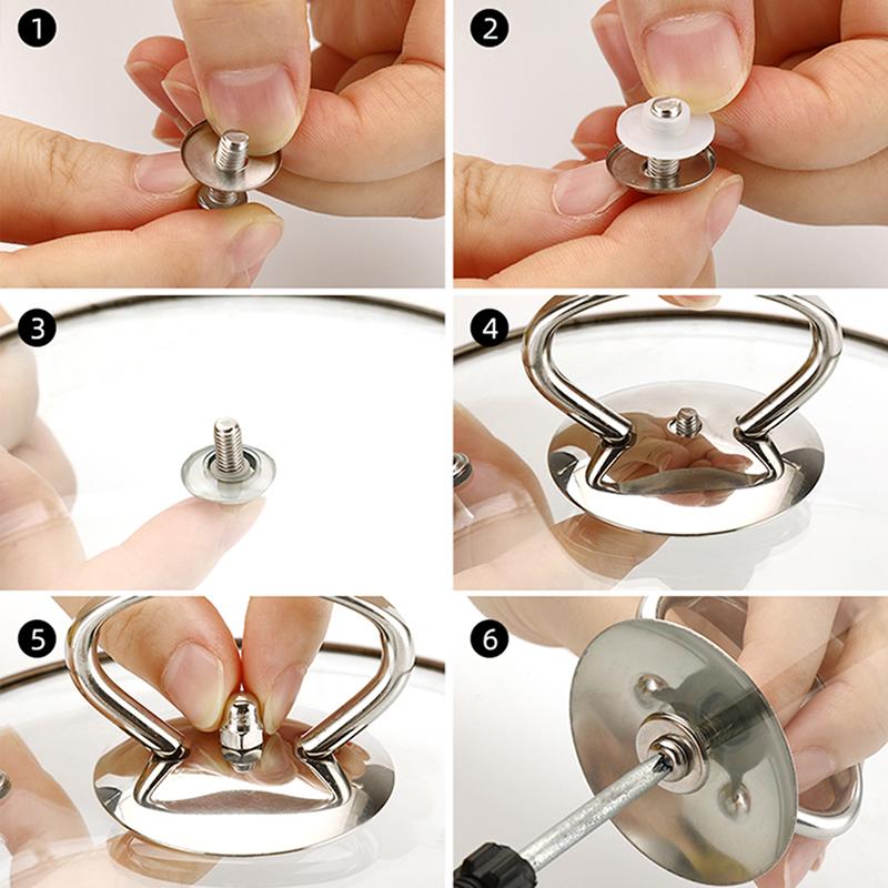 1pcs Pot Handle Knob Lid Lid Knob Replacement Universal Kitchen Replacement Handle
