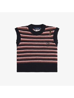 [Hauptsitz Original] Fred Perry [amy Winehouse] Offen gestrickte Weste 102 Afpf2417109 102 qzgAfpf2417109 102