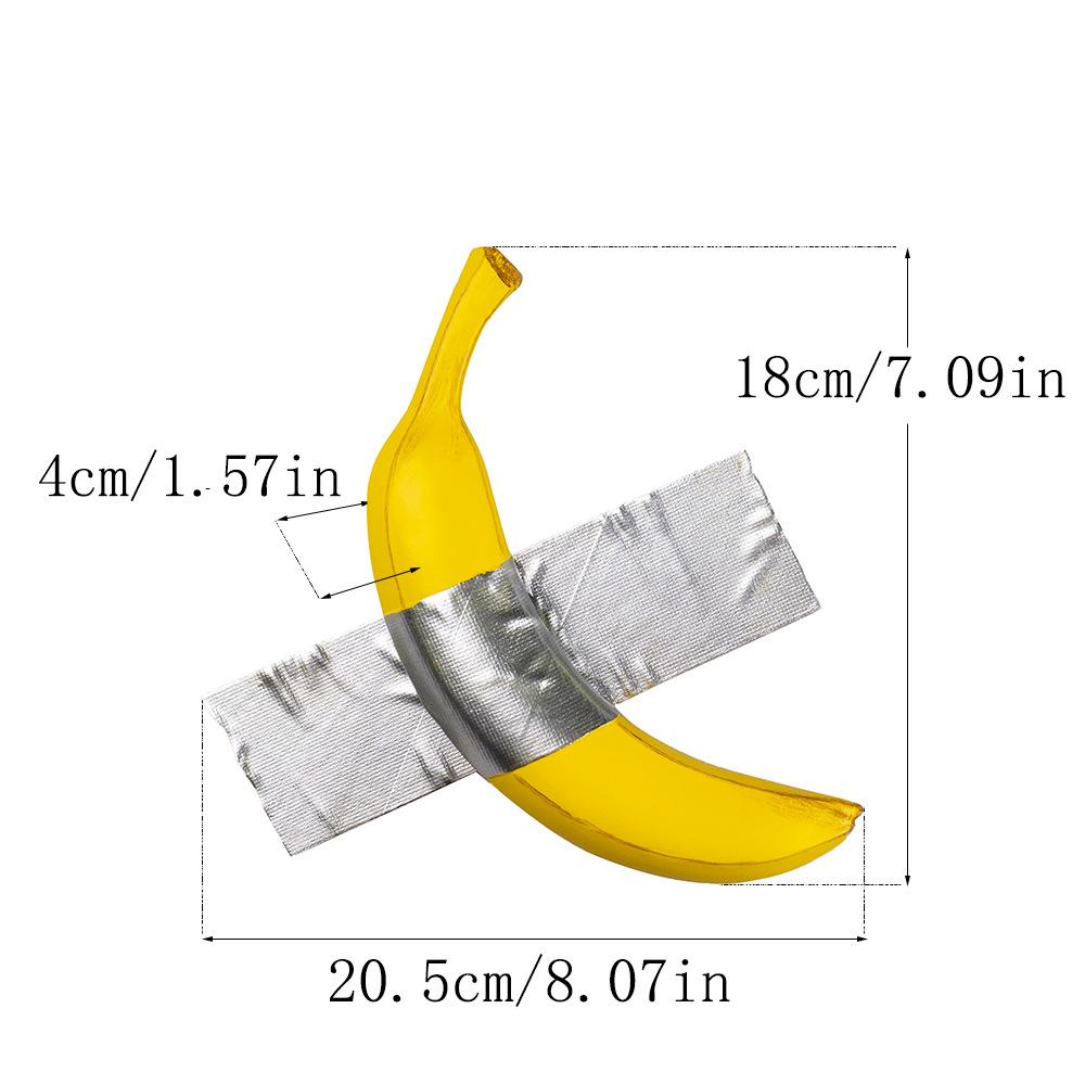 

2026 New Banana Pendant Creative Home Resin Crafts Wall Decoration Bar Pendant Modern Simplicity Home Decorations