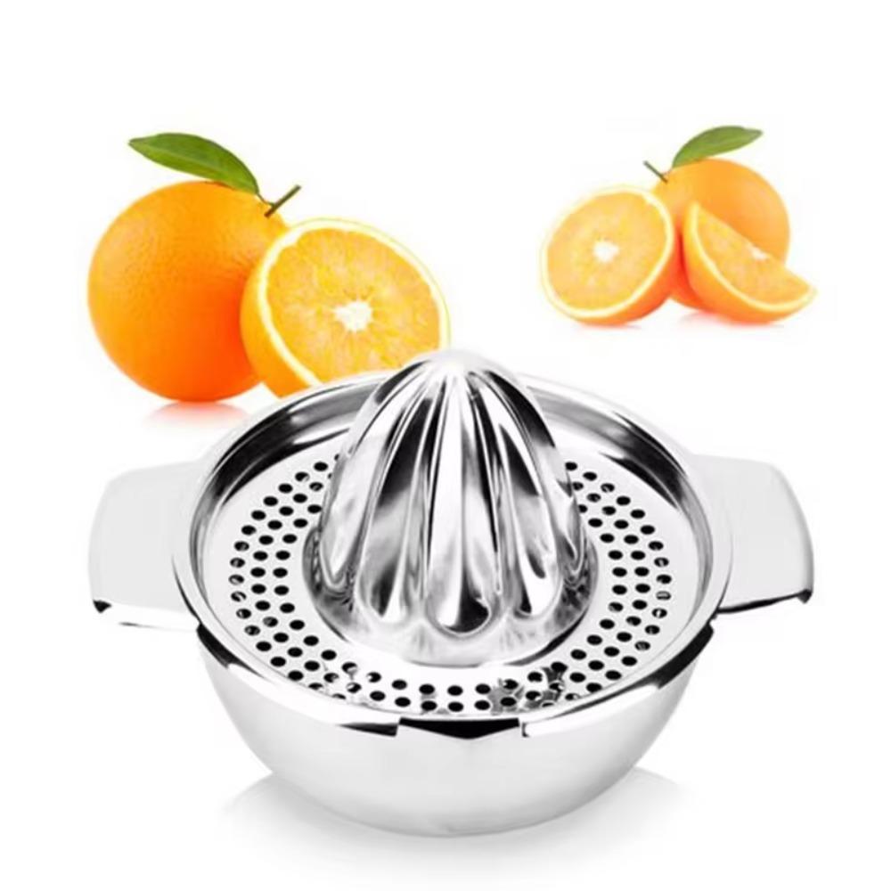 With Bowl Lemon Orange Manual Fruit Juicer 304 Stainless Stee Lemon Squeezer  Citrus
