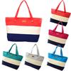 Women Stripe Canvas Handbag Summer Beach Shoulder Bags Messenger Tote Hand Bag