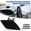 Car Front Right Side Bumper Washer Nozzle Cover Fit for Mercedes-Benz E550 Black