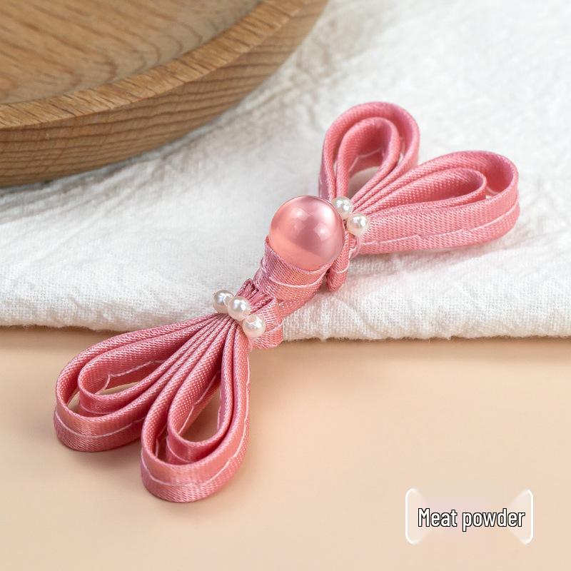 

Hengmeihe Cheongsam Jade Butterfly ручная работа китайская пуговица Nude Pink [Single Purchase: 1 Button]