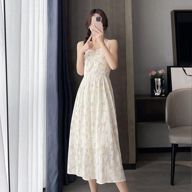 Floral Camisole Dress & Sun Protection Cardigan Set - 2026 Spring/Summer Gentle Sweet Style