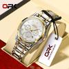 OPK 8119 Classic Chronograph Men Watch Calendar Luminous Stainless Steel Waterproof Quartz Man Business Wristwatch