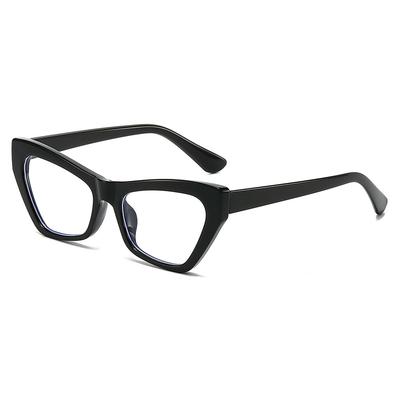 Cat Eye Flat Mirror Personalized Decorative Glasses Frame Tortoiseshell Frame Anti-Blue Light Glasses