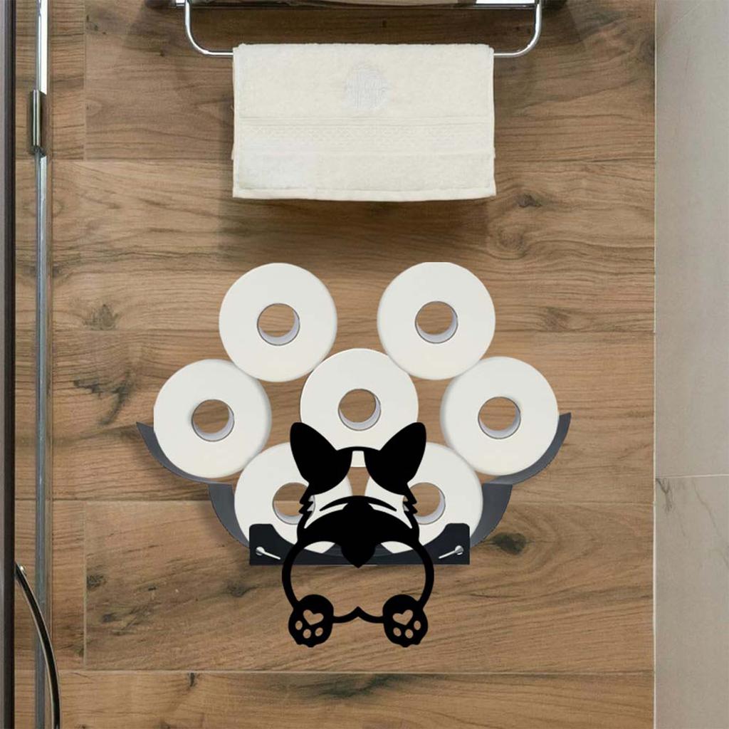 Porte-serviettes mural décoratif grande capacité pour cuisine salle de bain
