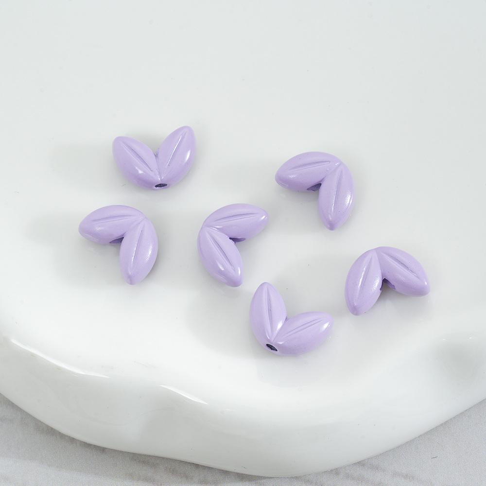 Alloy Color Bud Diy Accessories Handmade Jewelry Tulip Flower Bead Separator Beaded Necklace Mobile Phone Chain Material