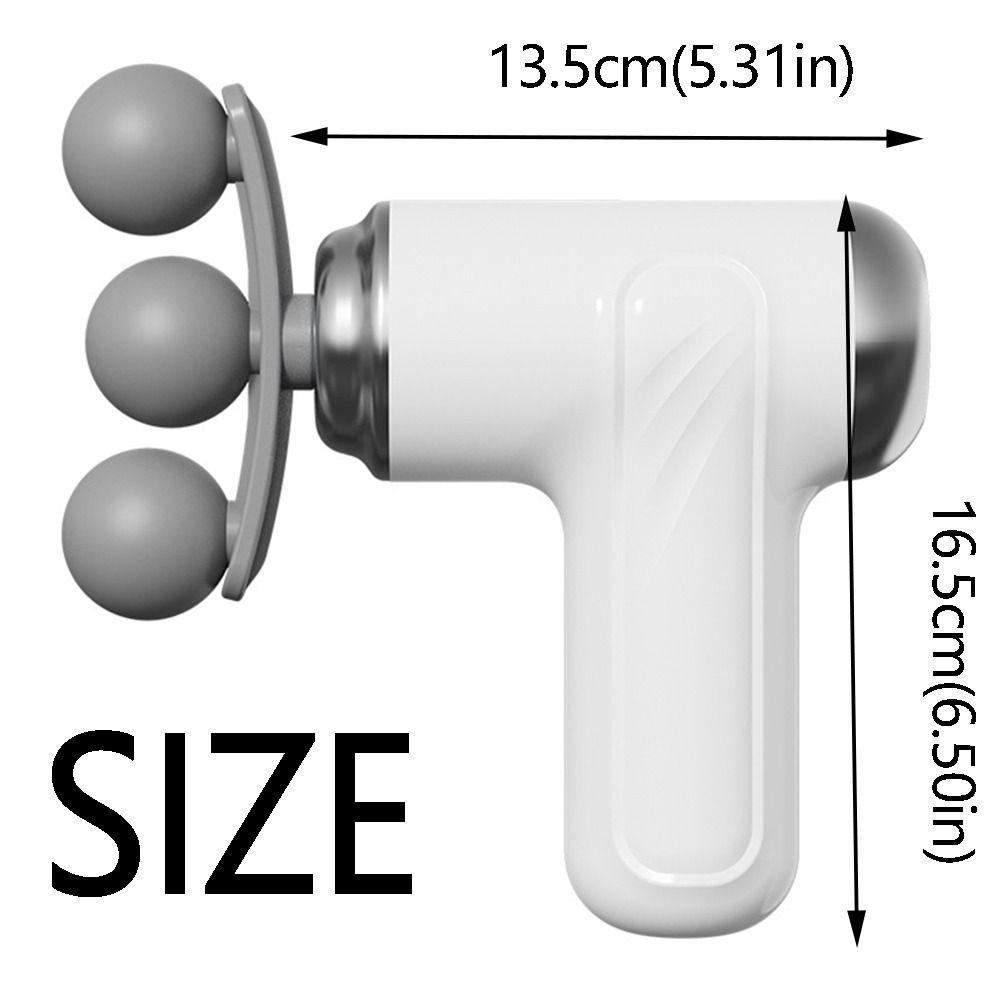 Rechargeable Mini Electric Fascia Massager Handheld Fascia Machine Massager  Athletic Recovery