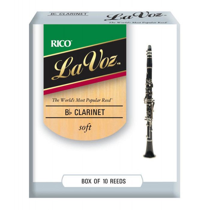 La Voz Rico pour Clarinette Si bemol Bb Soft/Faible 10 anches