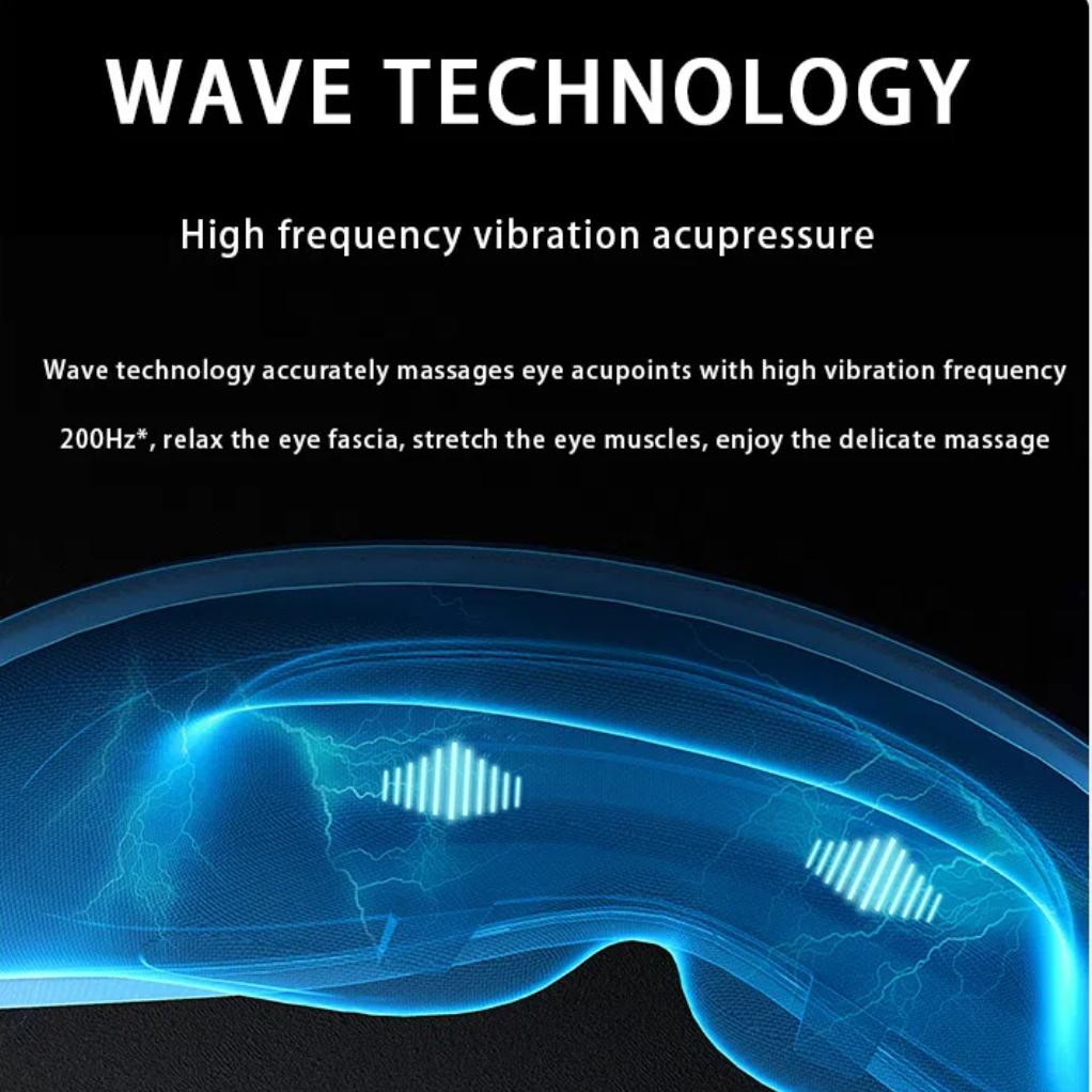 Eye Massager Relieves Fatigue, Eye Mask Charges, Hot Compress Soothes Eyes, Sleep, Electric Eye Protection Device