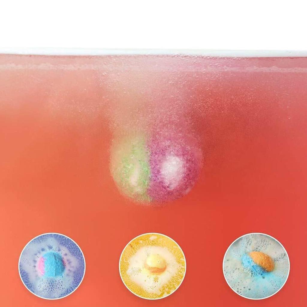 Bubble Bath Ball Gift Set 12pcs Shea Dry Skin Moisturize Perfect For Bubble & Spa Bath