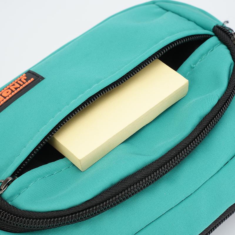 Nylon Men Chest Bag Large Capacity Adjustable Strap Outdoor Waist Bag Japanese Style Multi Functional Sports Walking Bag Riding