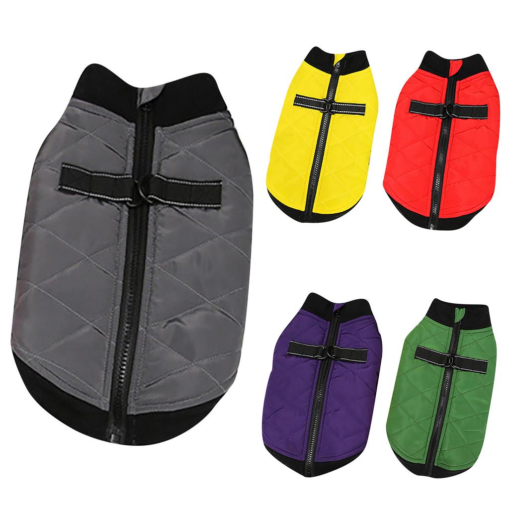 Winter Warm Padded Dog Clothes Pet Coats Vest Jacket For Dogs