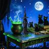 20/30 Witch Statue Retro Horror Desktop Home Decoration Gothic Ghost Witch Resin Decoration Halloween Party Decoration