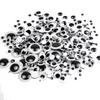 Adhesive Black & White Googly Eyes Assorted for DIY Crafts & Toy Accessories
