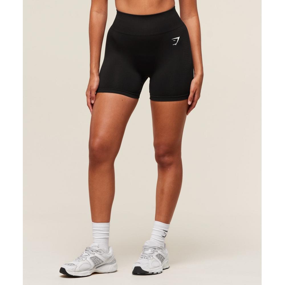 

Gymshark Vital Sculpt бесшовный короткий черный B3c4q Bb2j XS