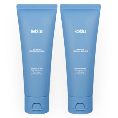 Rokkiss Sea Water Pore Foam Cleanser 120ml 2