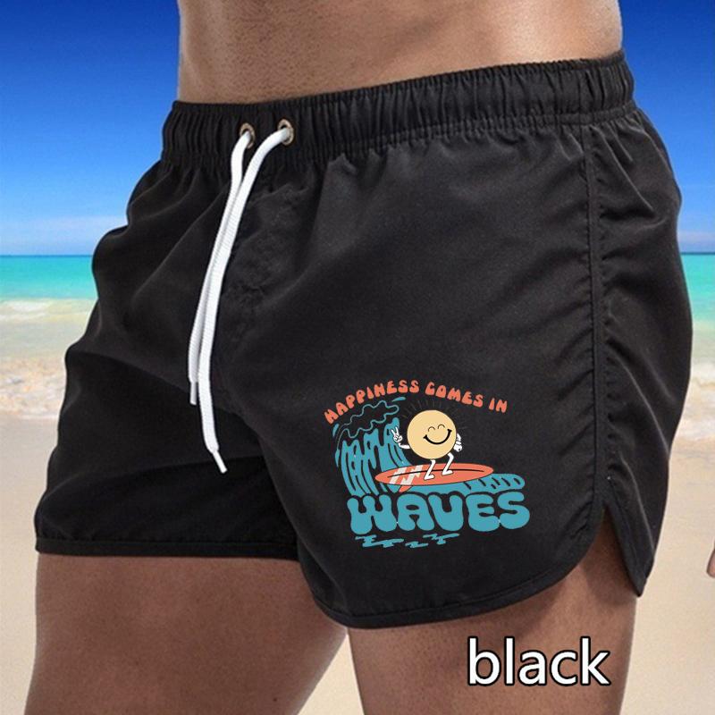 BBK-68 Summer New Men's Quick-Drying Swim Trunks Sports Pants Swimwear Beach Shorts Jogging Shorts Sports Creative Basketball Print