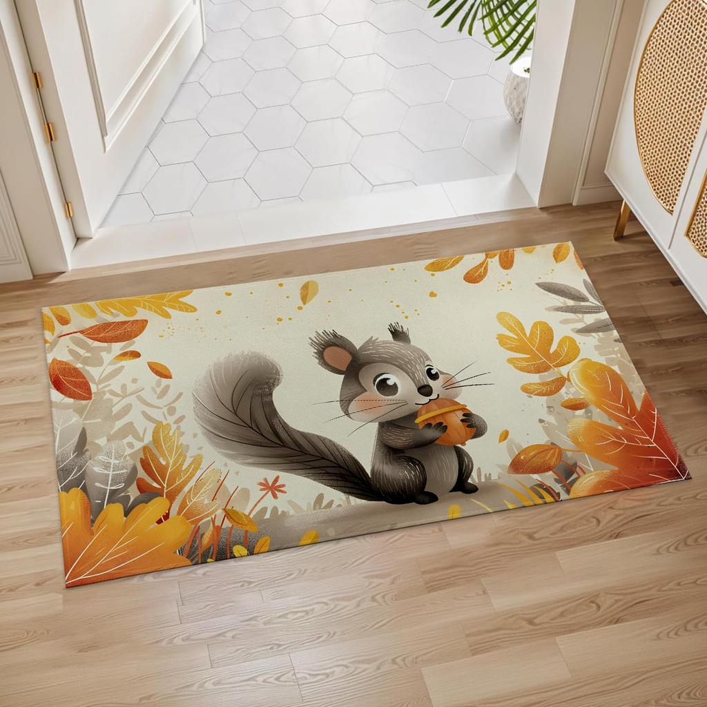 Shark Breaking Wall Door Mat Non Slip Soft Absorbent Indoor Rug Ocean Animal Floor Mat for Entryway Bathroom 17x29.5 Inch