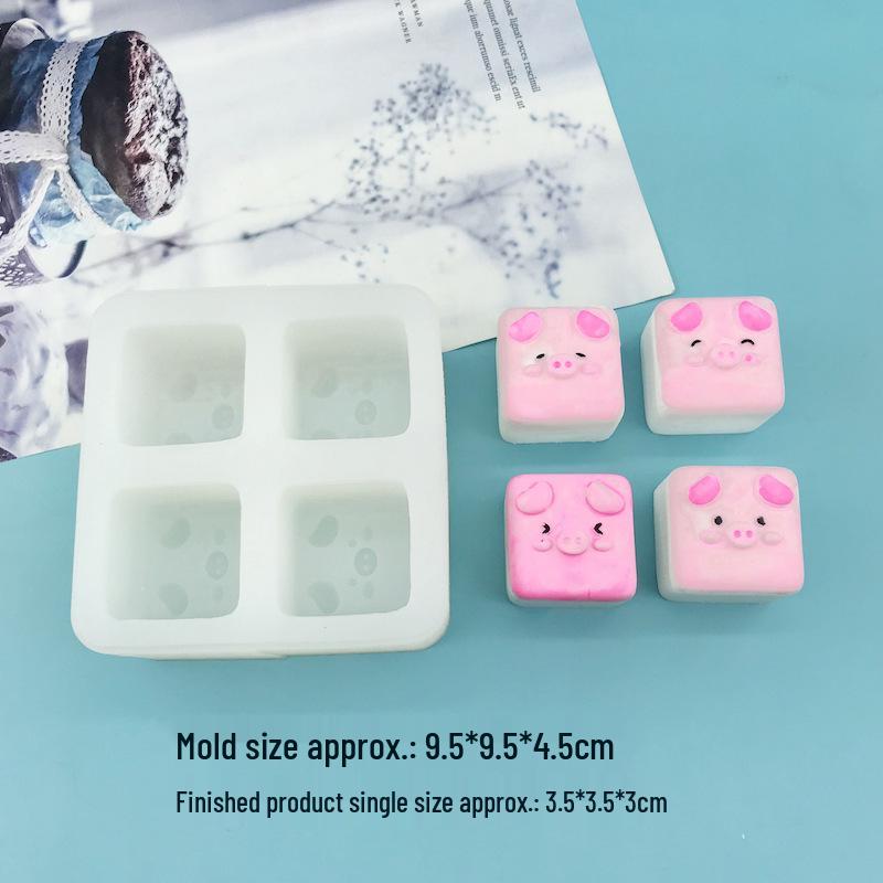 Piggy Silicone Pinching Molds for Milk Bites, Buns, Hawaiian Rolls, Cheese, and Bagels