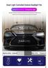 Lexus RX300 Transparent Smoked Headlight Film - Light-Controlled Protective Sticker