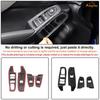 Aunginsy Door Window Glass Lift Button Panel Trim Cover Compatible with Subaru Crosstrek 2023 2024 Car Front & Rear Door Armrest Window Control