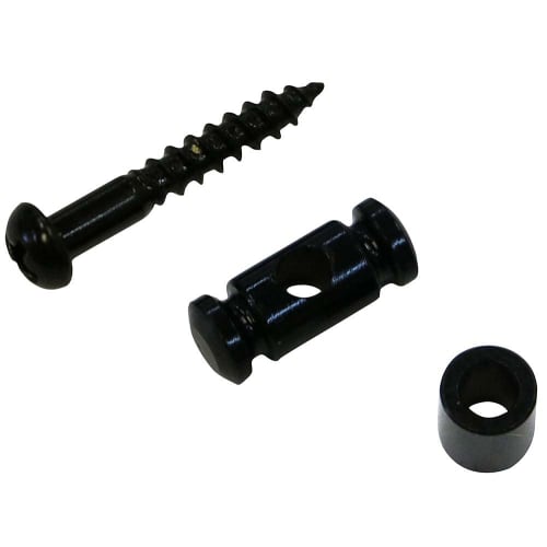 Scud String Retainer, Cylindrical, for Guitar, 5mm Spacer, Black, SR-GB50B