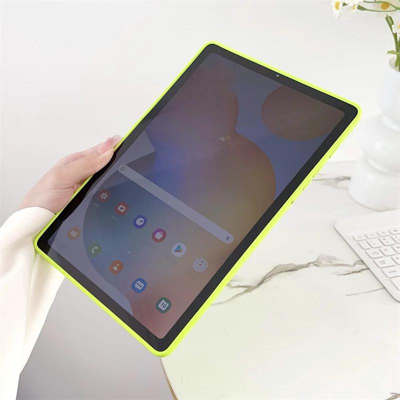 Skin Friendly Soft Tab Case for Samsung Tab A8 10.5 A7 S6 Lite 10.4 S7 S8 S9 11 X200 T220 T290 Cover for S7 FE S8 Plus 12.4 Case