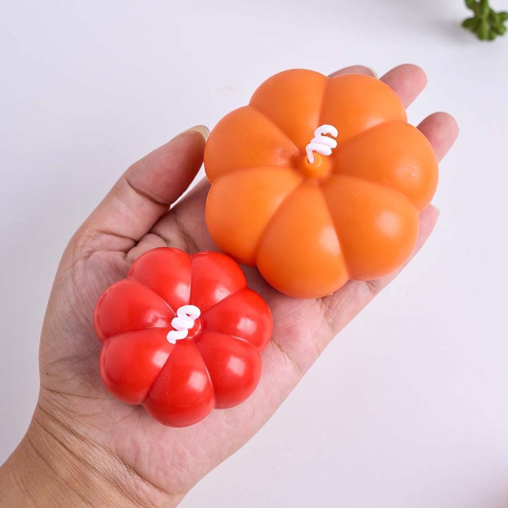 Kreativität Kürbis Silikon Kerzenform DIY Halloween Deko Aroma Seife Gips Harz Handwerk Herstellungsformen Zuhause Festival Ornament