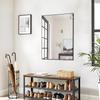 BEAUTME Black Bathroom Glass Suitable for Bedroom and Living Suspension X Wall-mounted Mirror, Mirror, High-grade Mirror, Bathroom, Room,