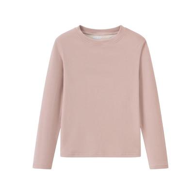 Yiershuang Women's Cashmere Silk Warm Ginger Thermal Base Layer Top