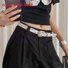 Original Design Pu Leather Belt For Women With Star Embellishments For Casual Dresses
