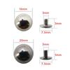 8/10/12/16/20mm Punk Metallo Chiodo Artigianato Pelle Abbigliamento/Borsa/Scarpe Viti Testa Tonda Rivetti a Cupola Funghi Chiodo Solido Bullone