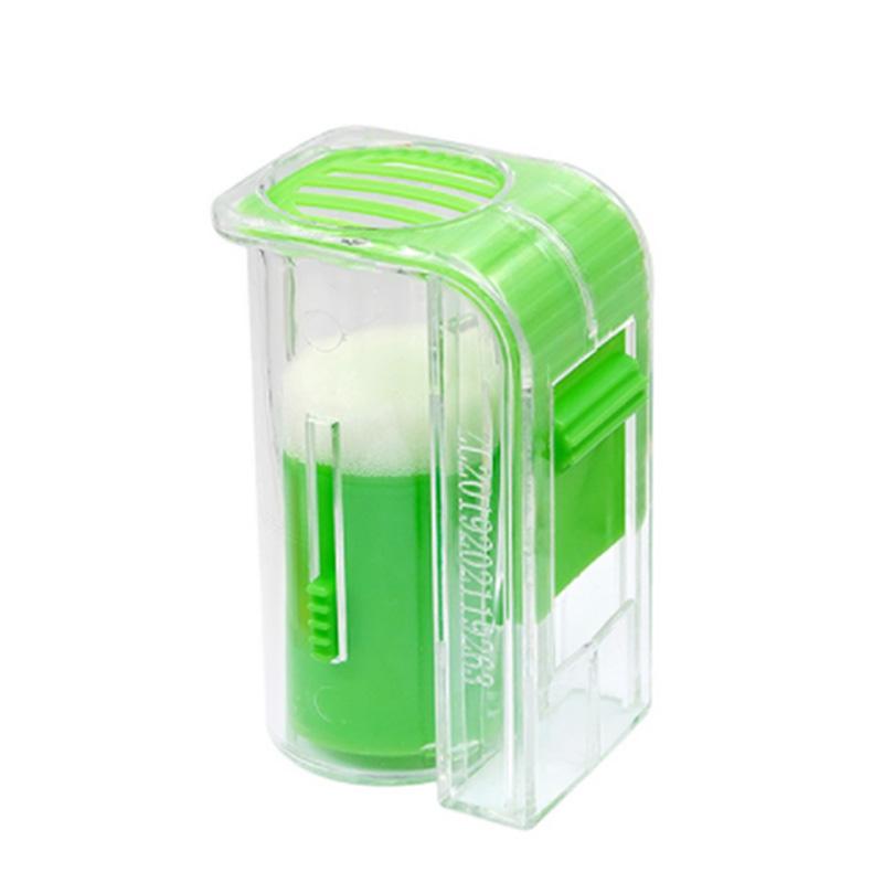 1Pcs Bee Queen Marking Bottle Bee Mark Cage Plastic One Handed Marking Catcher with Plunger Plush Garden Beekeeping Supplies