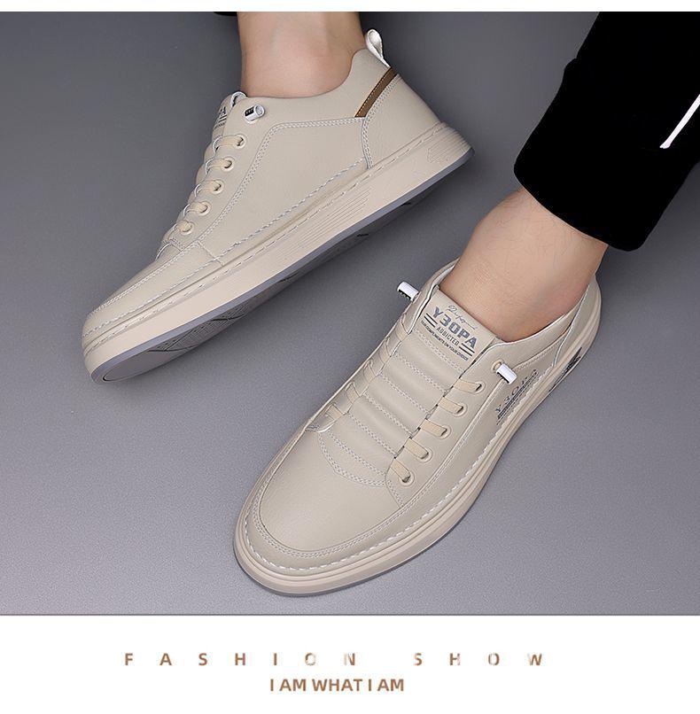 2024 Popular Men's Breathable Casual White Anti-Skateboard Shoes
