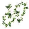 Artificial Flower Vine Garland Hanging Decorations Simulated Floral Vine for Wedding Arch Valentine Wreath Elegant White Fake Flower Garland for