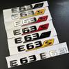 For Black Car Letters E63 E63S Logo Logo Sticker Car Suitcase Badge Decal Mercedes Benz E63 E63S W213 Accessories