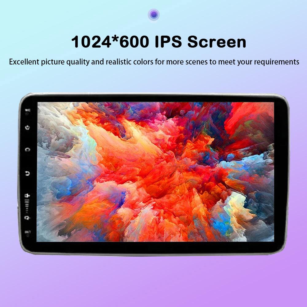 1din Android14 9/10inch Car Stereo Radio Rotate Touch Screen For Universal Carplay GPS Navigation Bluetooth WIFI Autoradio
