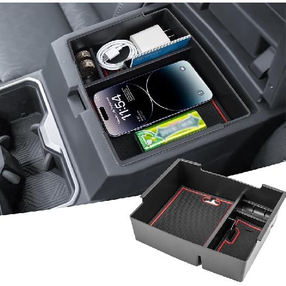 Center Console Organizer Compatible With 2024 2025 Toyota Tacoma Console Armrest Storage Box Interior Ert Storage Tray Secondary Accessories