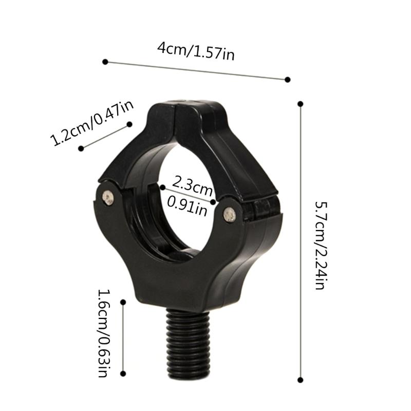 2 Pcs Magnetic Fishing Grips Bracket Head Carp Fishing Rod Rest Holder Head