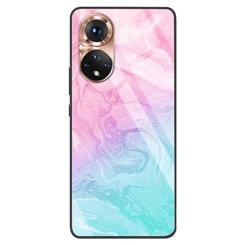 Luxury Case for Huawei Honor 50 Cover Tempered Glass Cover for Huawei Honor 50 Phone Case Honor50 6.57" Coque Bag Fashion Bumper