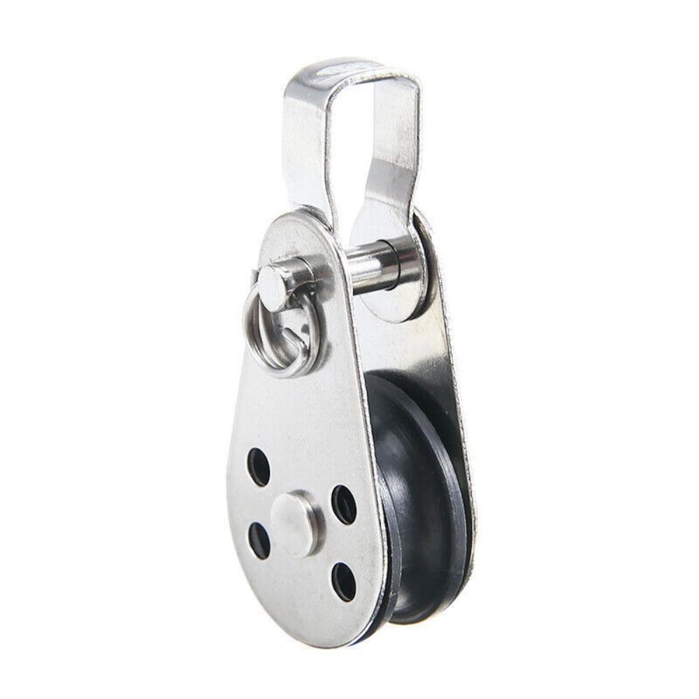

2pcs 25mm Load Bearing Swivel Single Wheel Marine Hardware New Pulley Kayak Boat Accessories 316 Stainless Steel-1pc