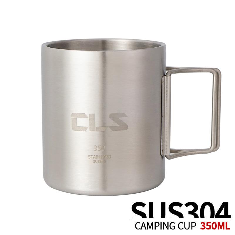 320ml Double Layer 304stainless Steels Water Cup Coffee Tea Mug Party for Home Outdoor Camping Hiking Backpacking Travle Cup