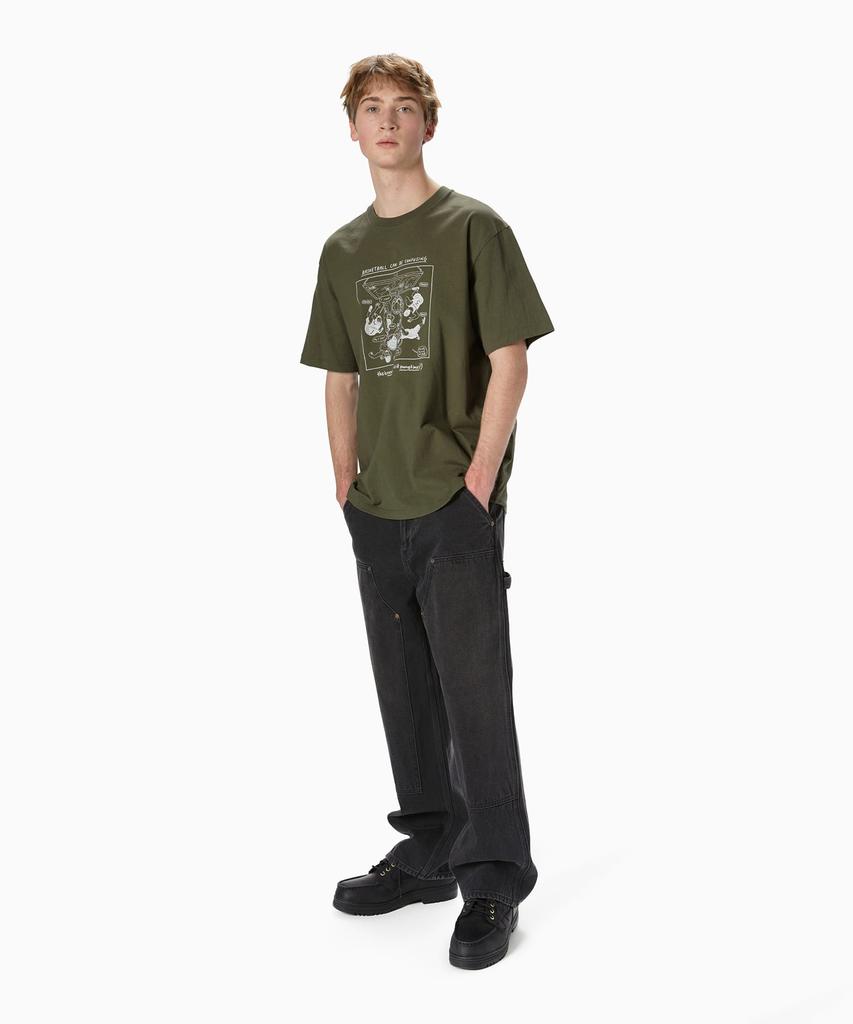 This Is Never That Confusing Basketball Tee Olive
