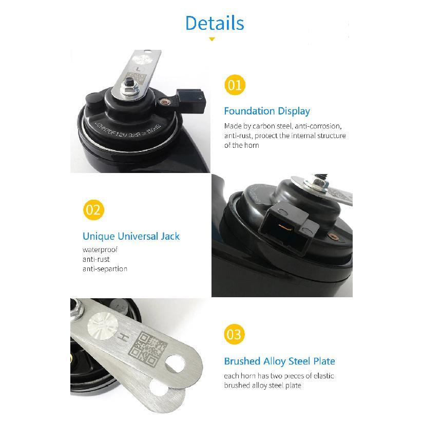 Original Plug Car Horn For Yaris Levin Camry Saloon V4 Highlander Vios Corolla E12 E15 Prius Reiz Crown RAV4 IV A4 Prado J15