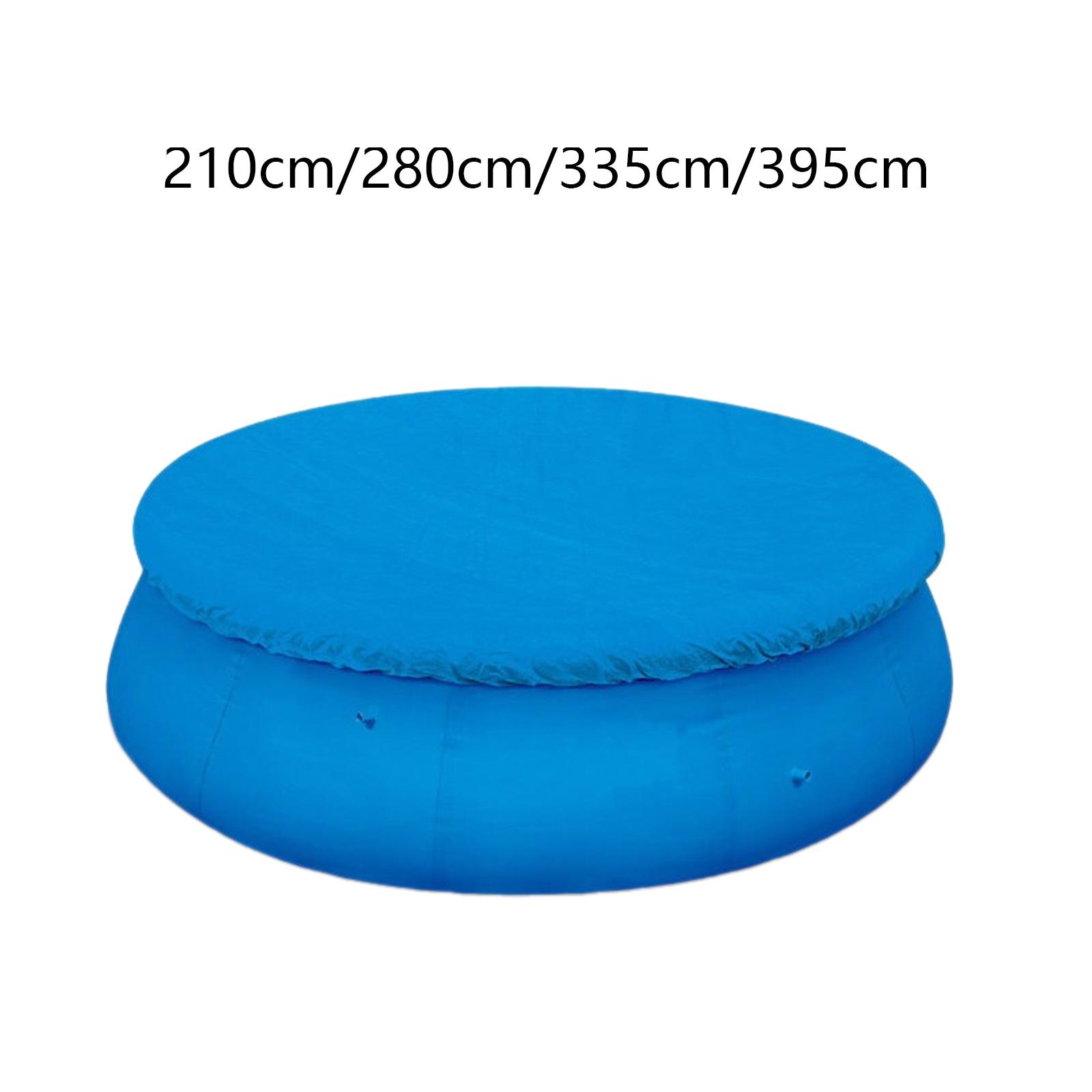 

Round Pool Cover PE Round Inflatable Swimming Pool Cover for Outdoor Paddling Garden Swimming Pool Cover Family Pool Cover Diameter 210cm
